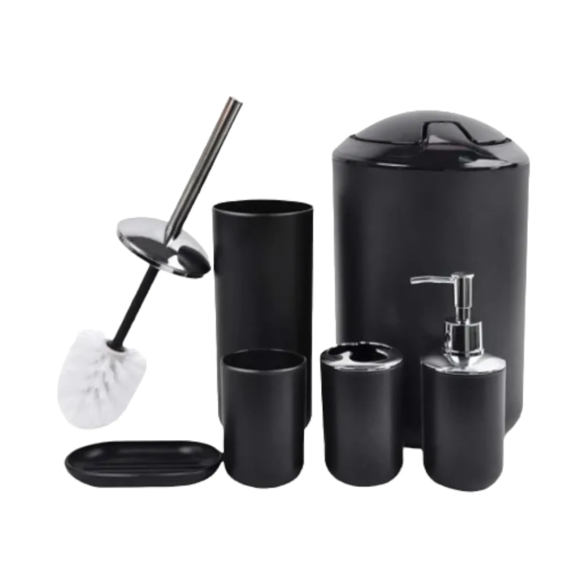 6-Piece Bathroom Accessories Set Classic Fashion Boutique Bath Series