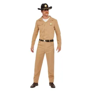 80s Sheriff Costume Beige