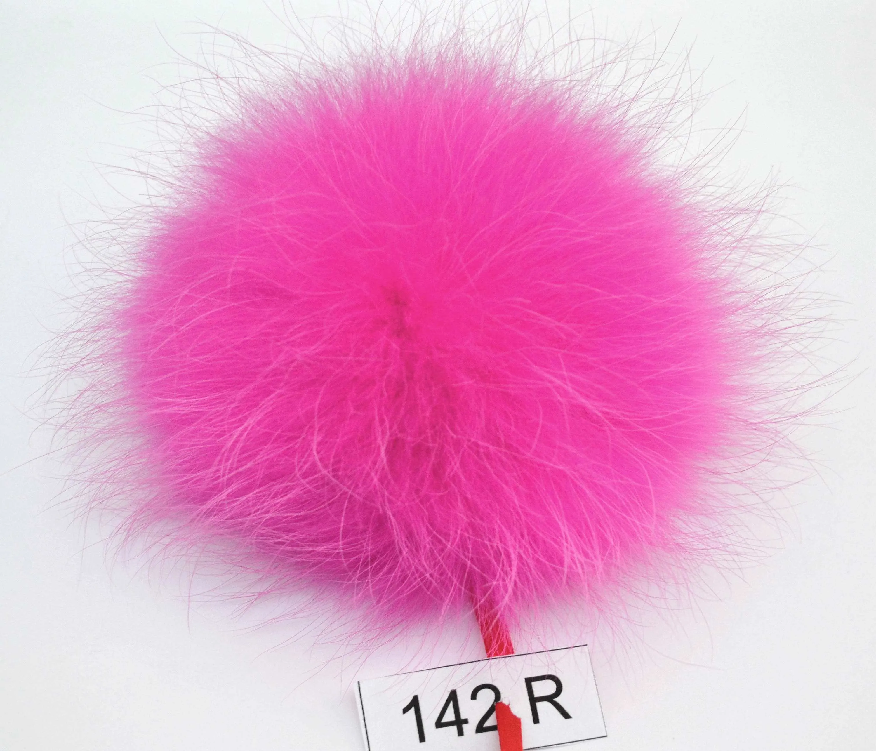 8,5" GENUINE FUR POM Pom! Large Pom Poms, Fur Pom Pom for Hat, Fur Pompom, Fur Ball, Bag Charm, Pompom, Fur Pom, Knit Hat, Real Fur, Red Pom