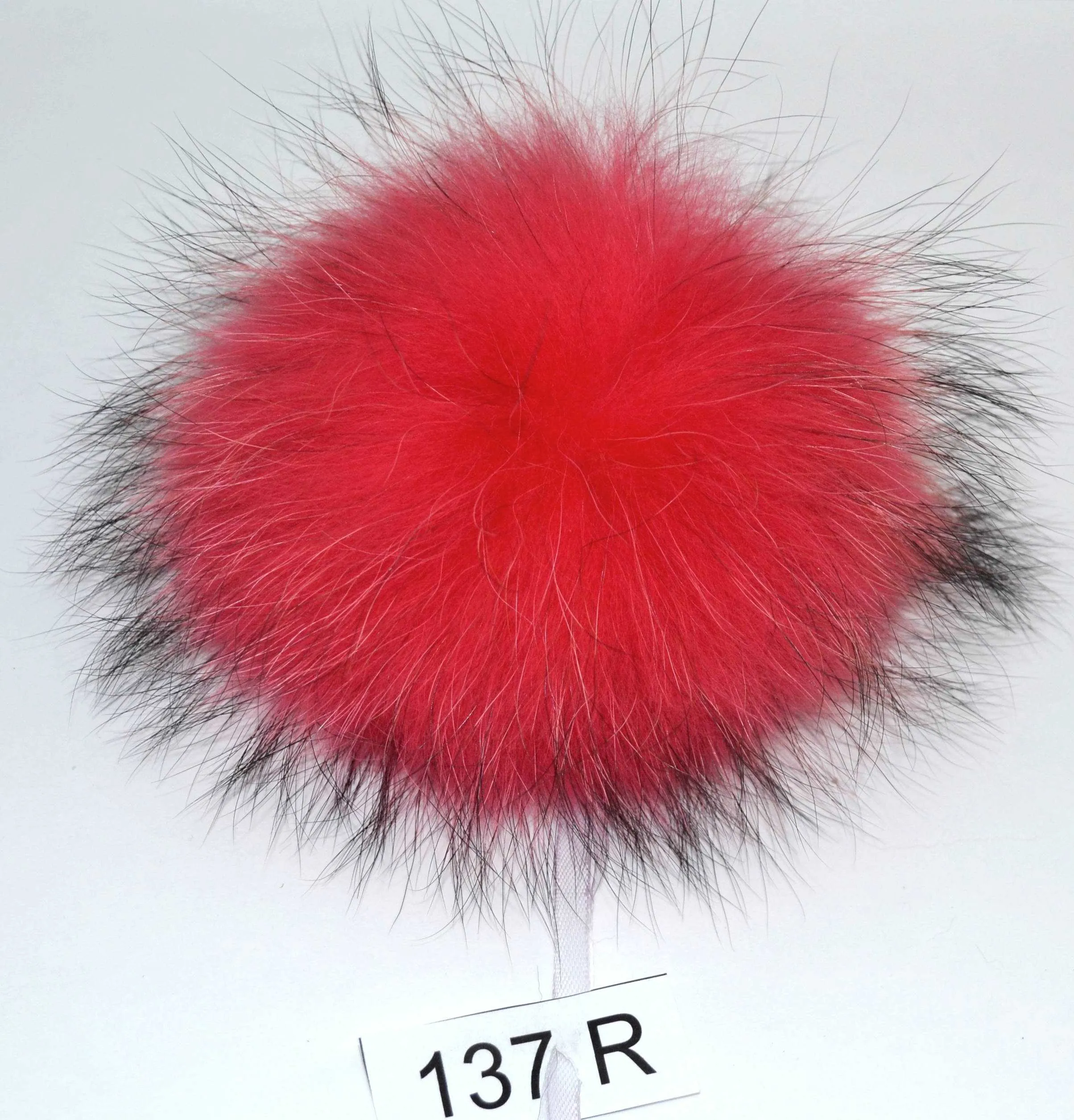 8,5" GENUINE FUR POM Pom! Large Pom Poms, Fur Pom Pom for Hat, Fur Pompom, Fur Ball, Bag Charm, Pompom, Fur Pom, Knit Hat, Real Fur, Red Pom