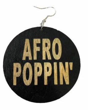 Afro Poppin Earrings | Afrocentric Accessories | Natural Hair Jewelry