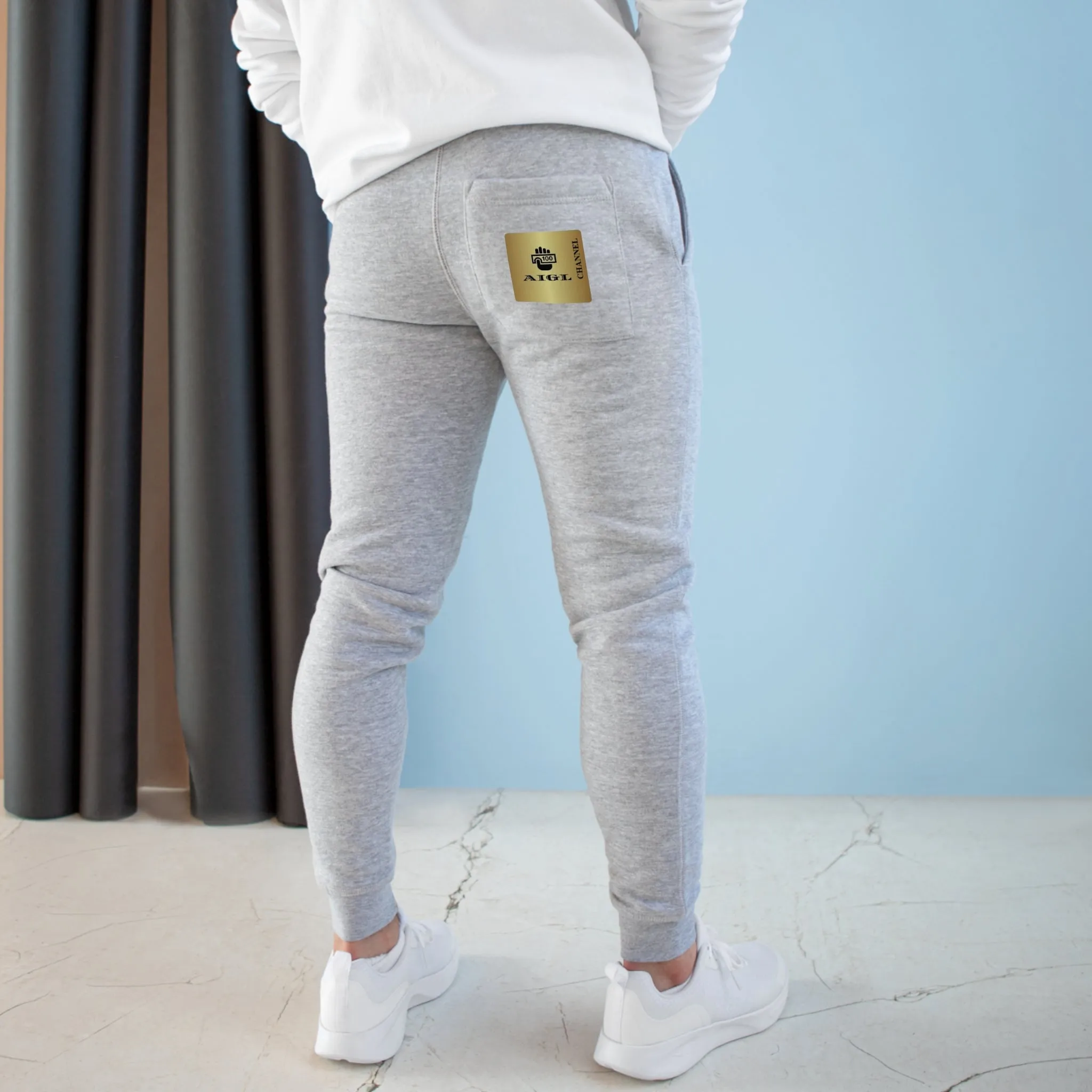 AIGL Channel Unisex Fleece Joggers