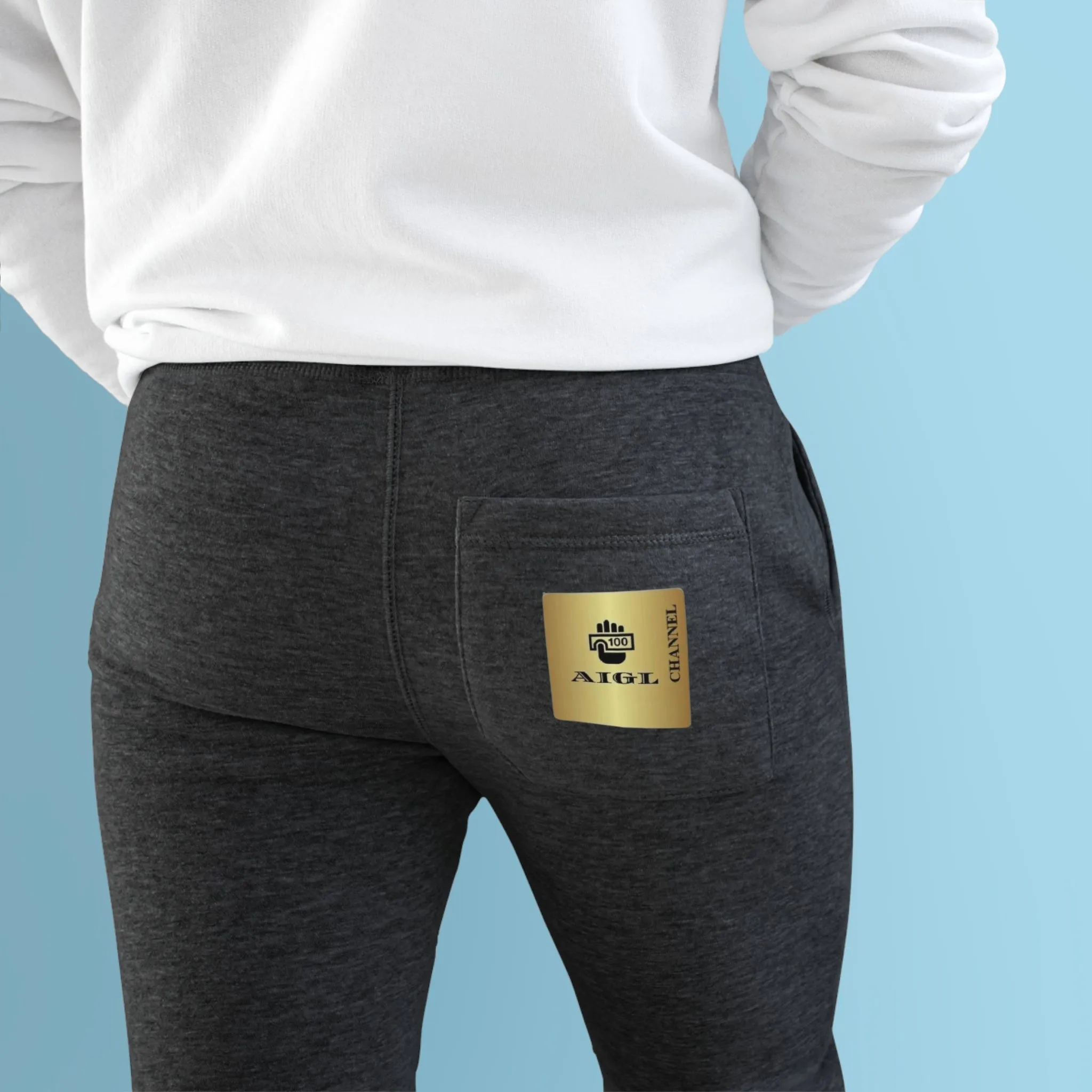 AIGL Channel Unisex Fleece Joggers