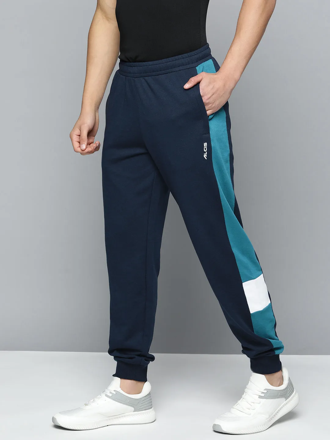 Alcis Men Colourblocked Track Pants