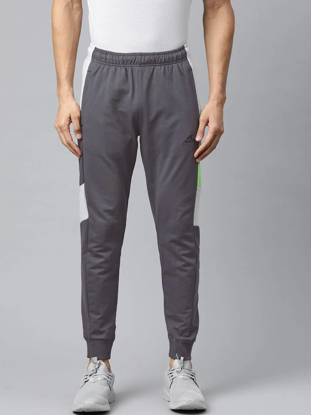 ALCIS Men Solid Grey Jogger