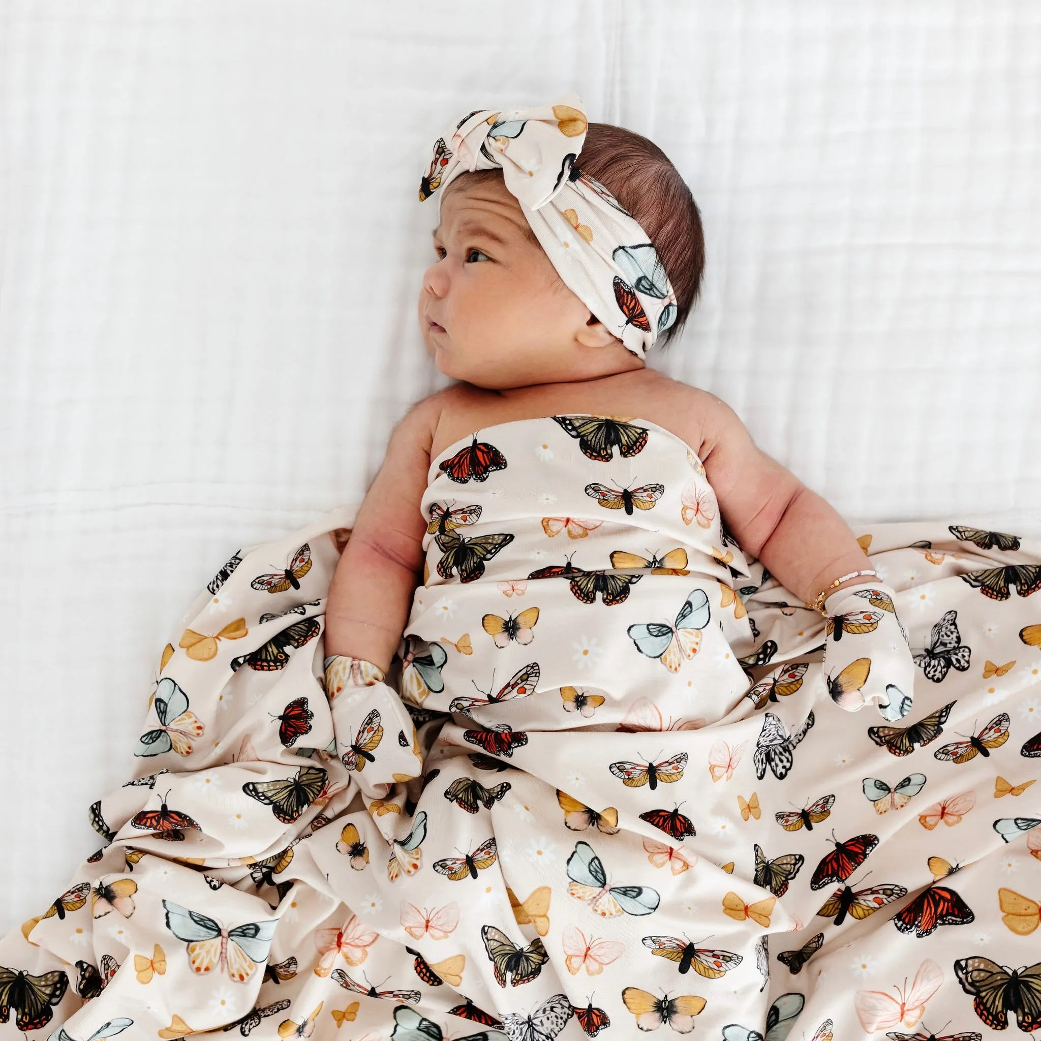 Amelia Newborn Headband Bundle (Gown)