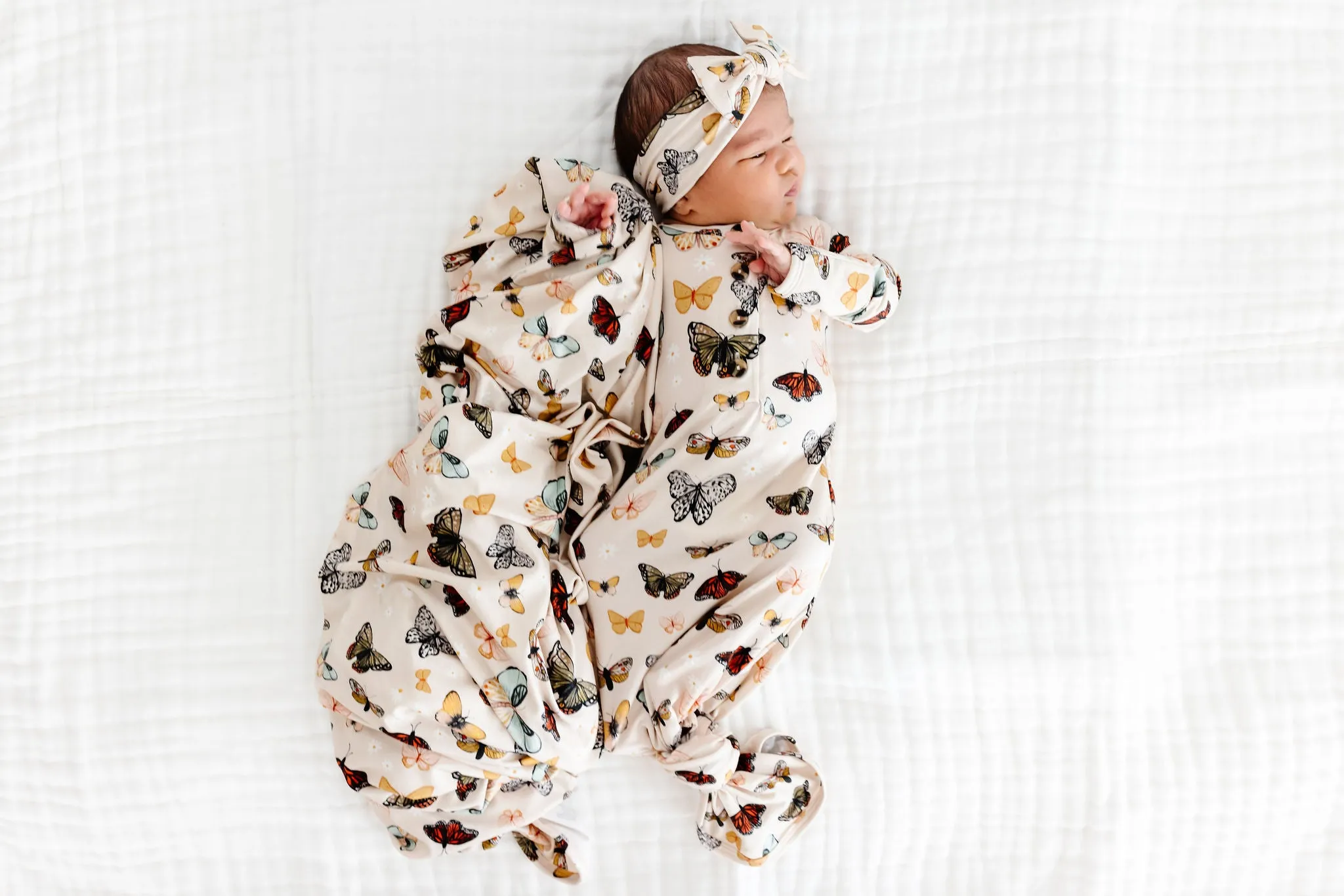 Amelia Newborn Headband Bundle (Gown)