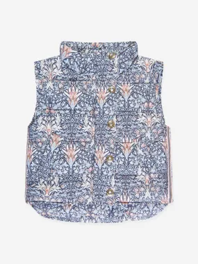 Angels Face Girls Tabatha Printed Gilet in Blue