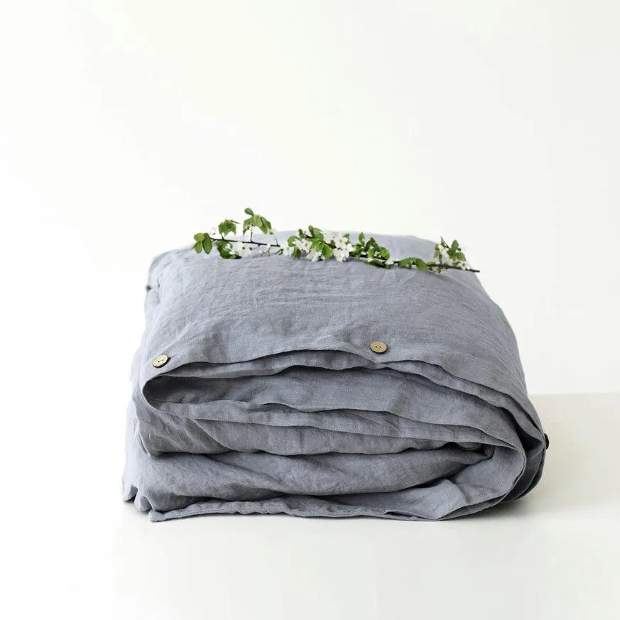 Ash Linen Duvet Cover