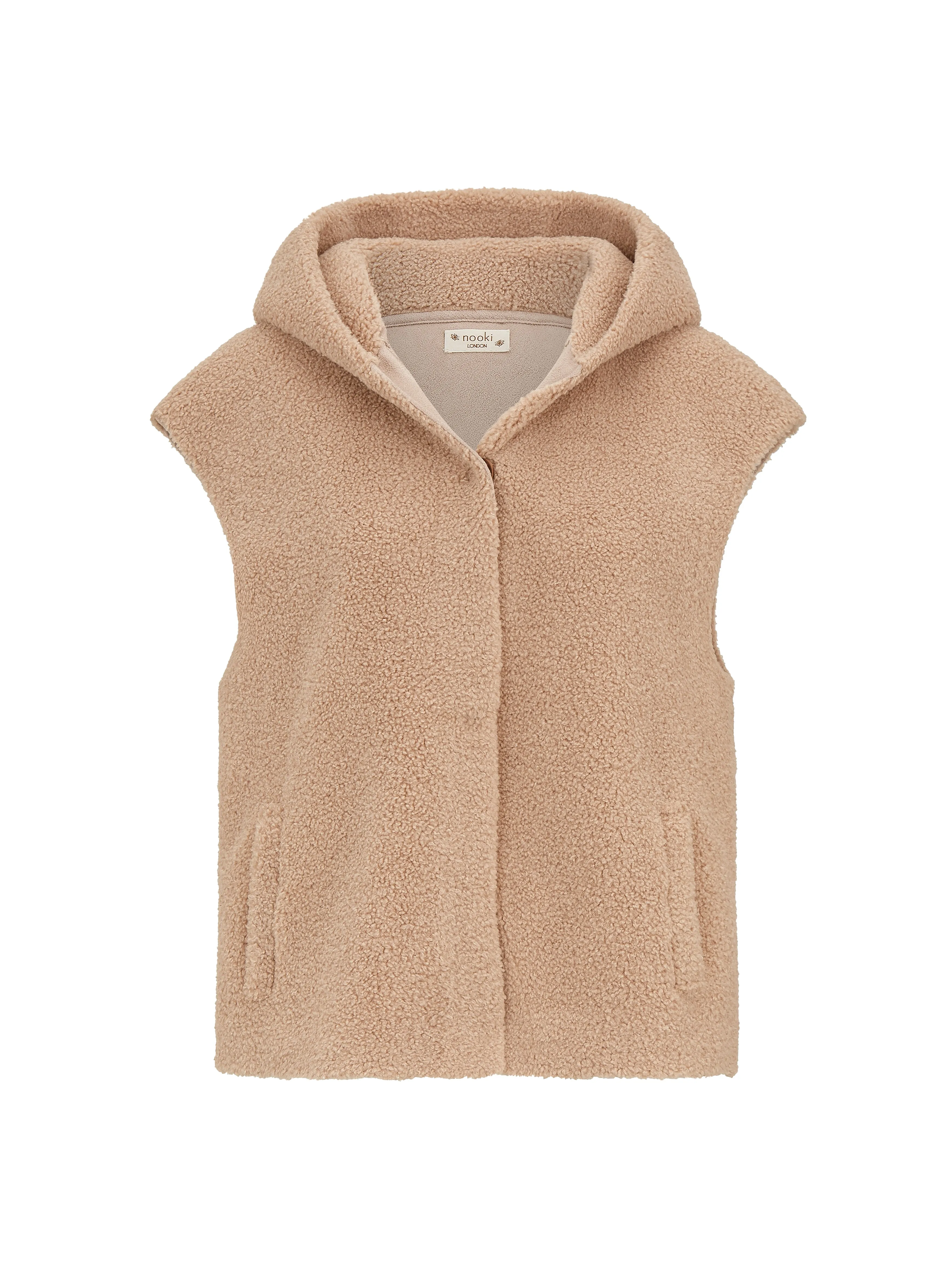 ASPEN BORG GILET MINK