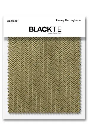 Bamboo Herringbone Fabric Swatch