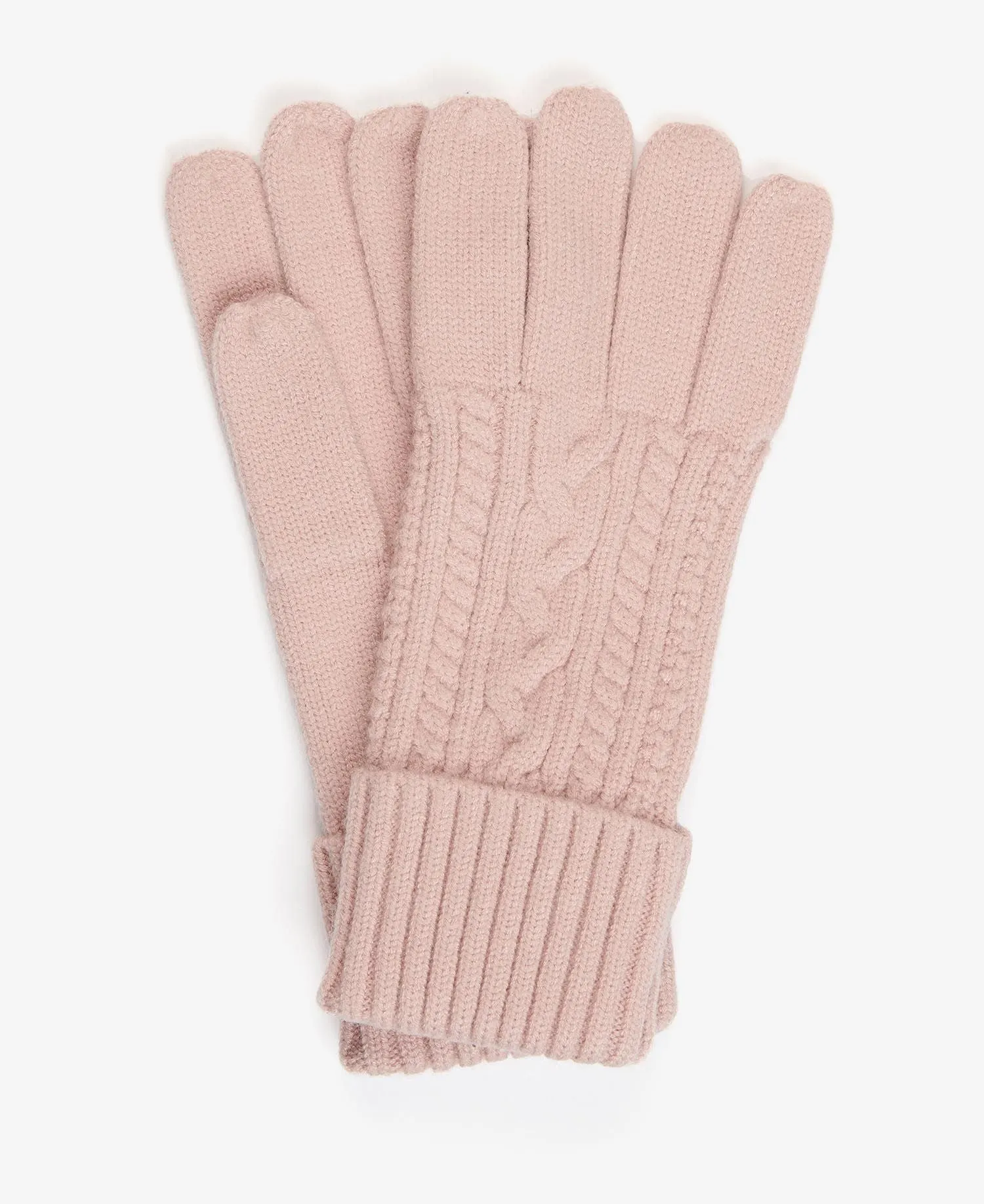 Barbour Alnwick Knit Rose Pink Gloves LGL0119