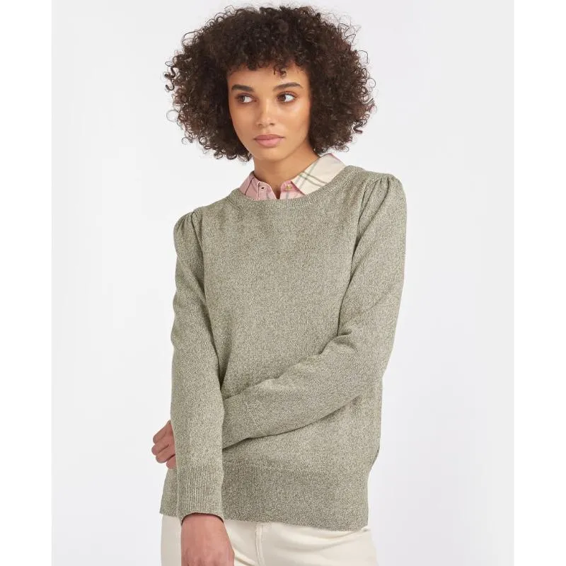 Barbour Bowland Ladies Knit - Bayleaf