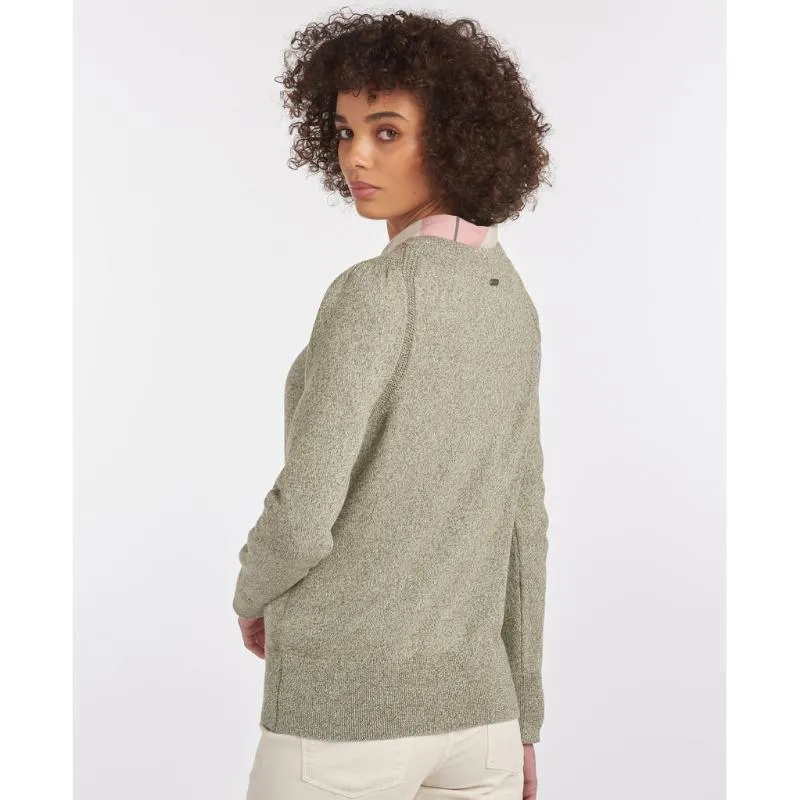 Barbour Bowland Ladies Knit - Bayleaf