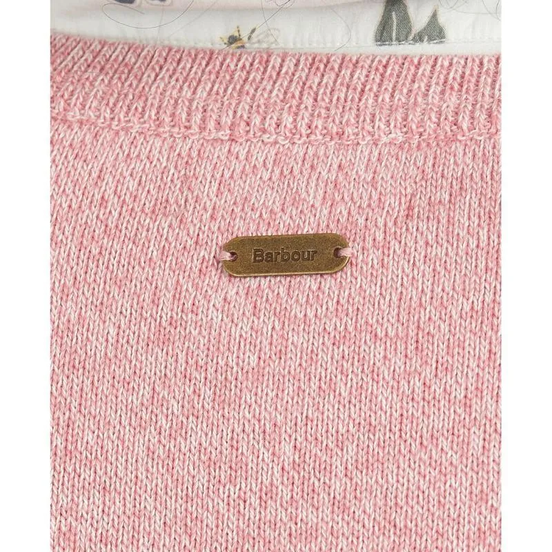 Barbour Bowland Ladies Knit - Dusty Rose