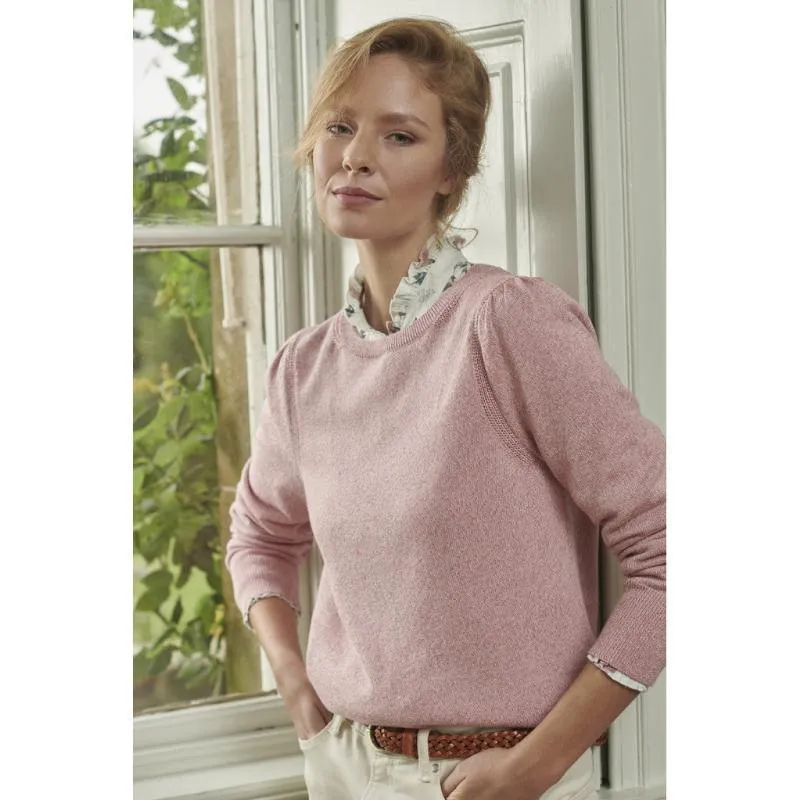 Barbour Bowland Ladies Knit - Dusty Rose