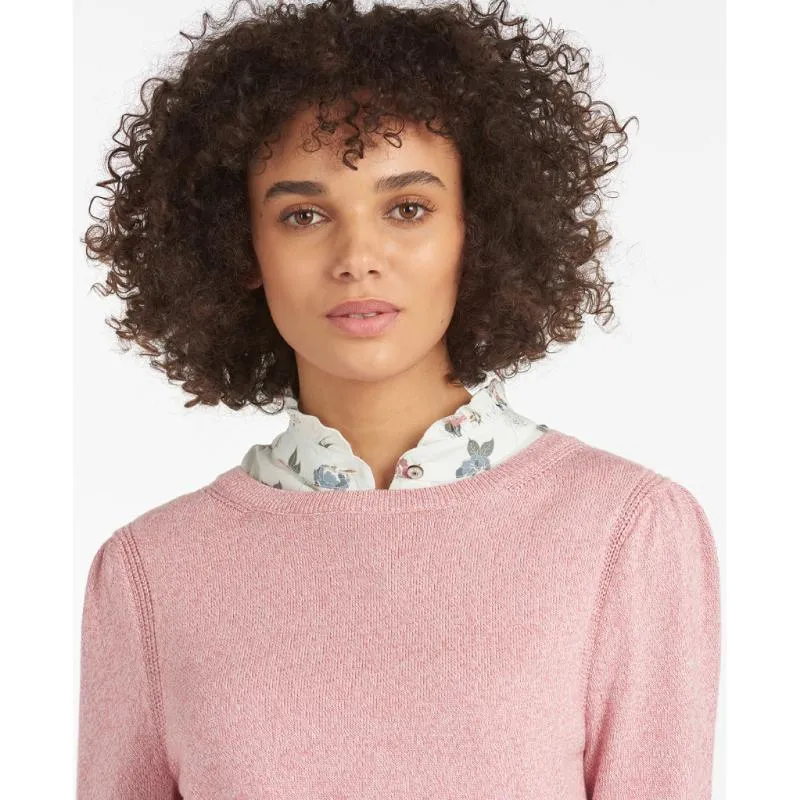 Barbour Bowland Ladies Knit - Dusty Rose