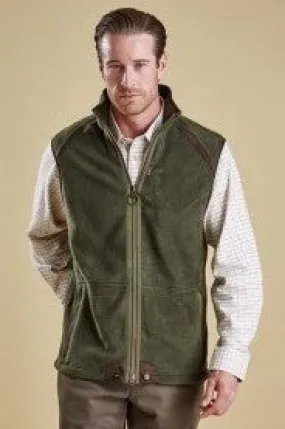 Barbour Gilet Langdale-Men's Fleece Gilet -Olive Green-MFL0079OL71