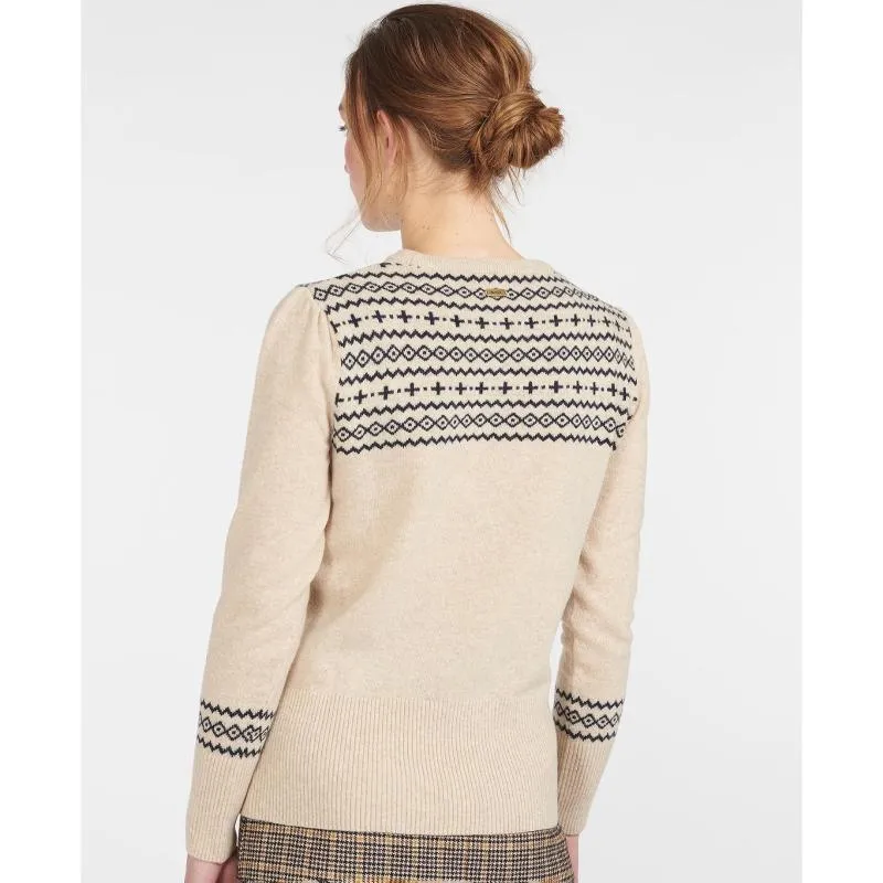 Barbour Grasmoor Ladies Knit - Oatmeal