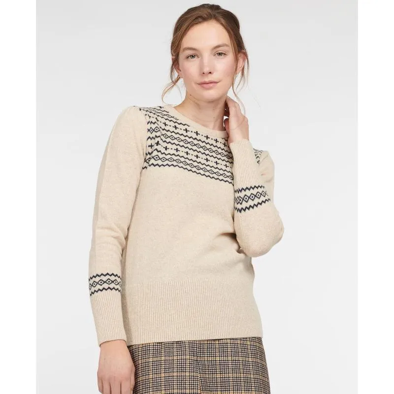 Barbour Grasmoor Ladies Knit - Oatmeal