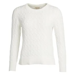 Barbour Hampton Ladies Knit - Off White