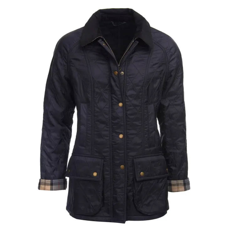 Barbour Ladies Beadnell Polarquilt Jacket - Navy/Navy