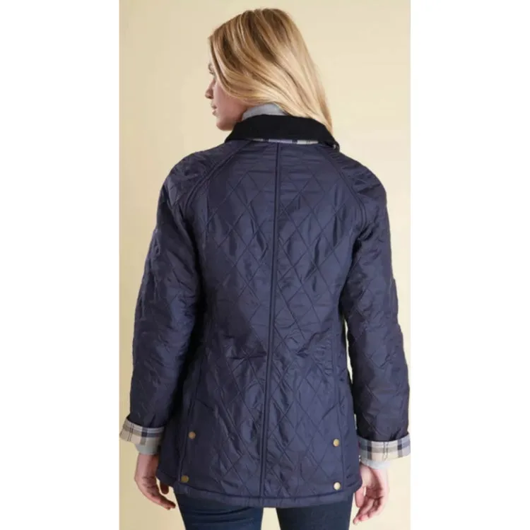 Barbour Ladies Beadnell Polarquilt Jacket - Navy/Navy