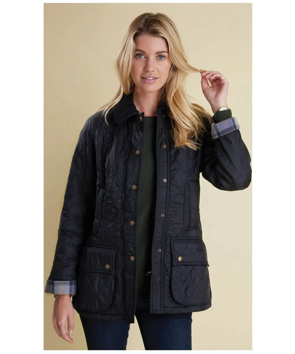 Barbour Ladies Beadnell Polarquilt Jacket - Navy/Navy