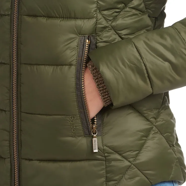 Barbour Ladies Ingham Quilt Jacket - Olive