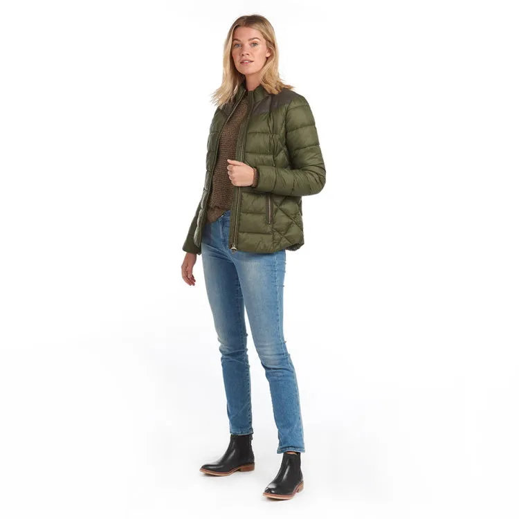 Barbour Ladies Ingham Quilt Jacket - Olive