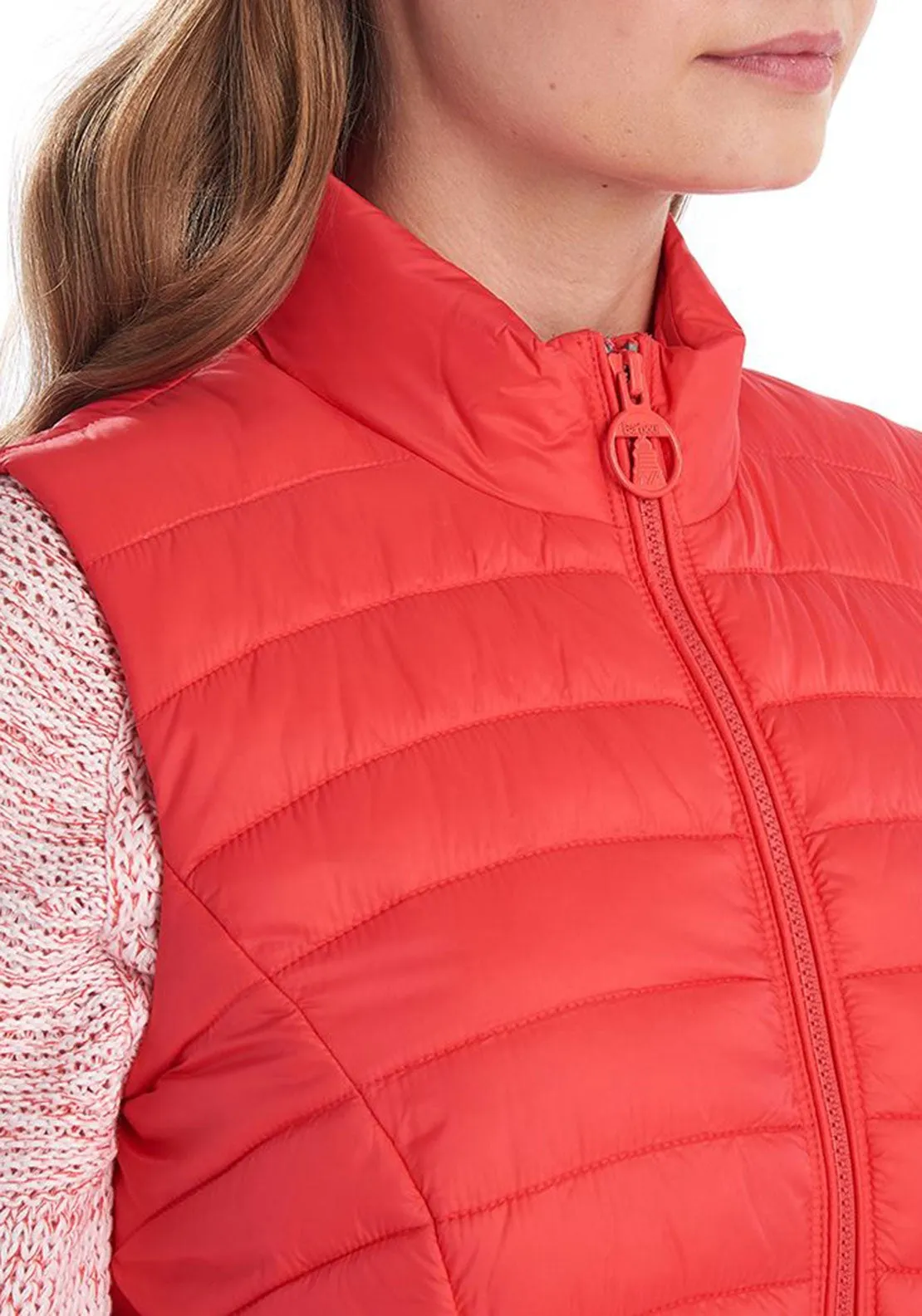 Barbour Womens Shorewood Quilted Gilet, Coral