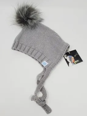 Bebe Bean knit bonnet hat NWT