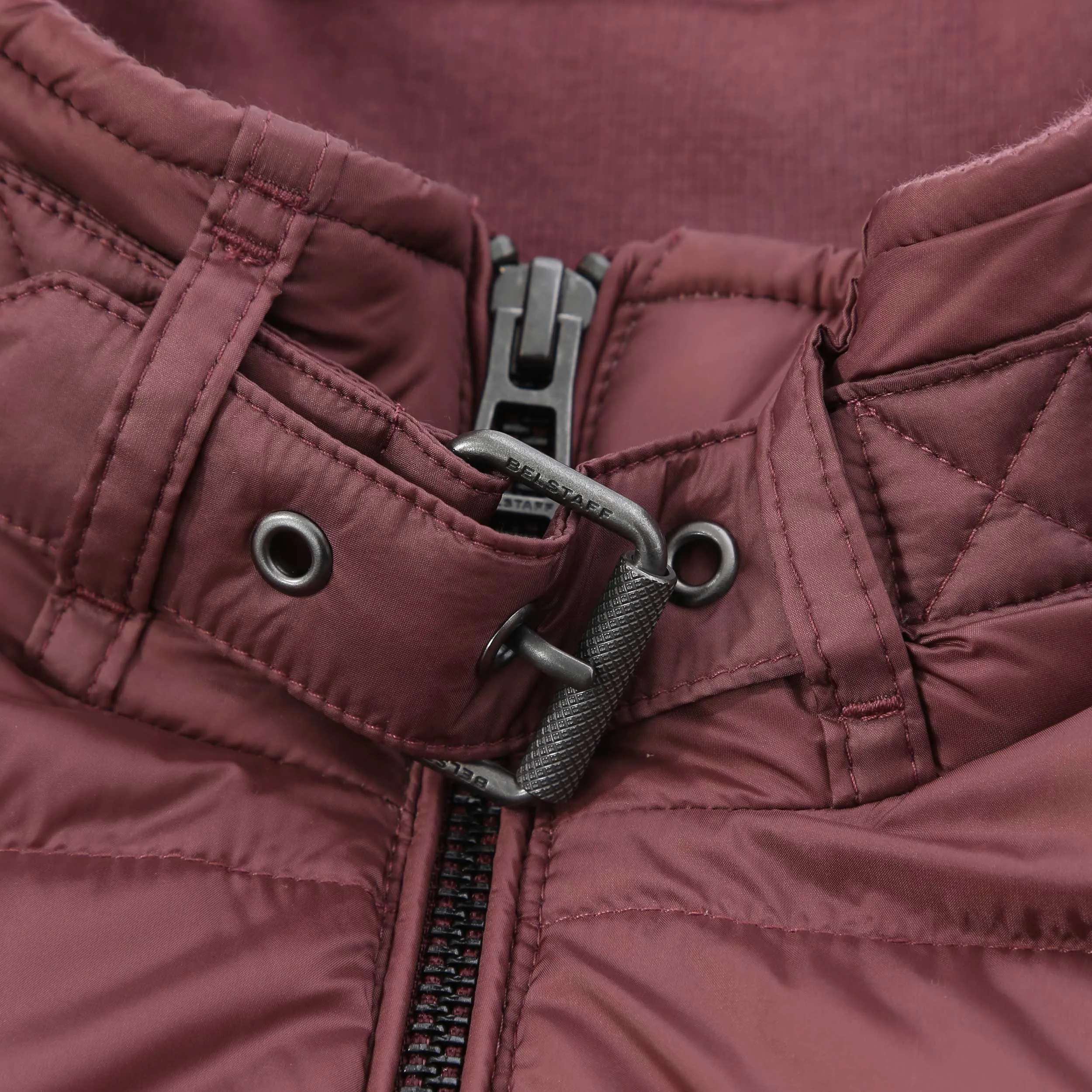 Belstaff Circuit Gilet in Mulberry