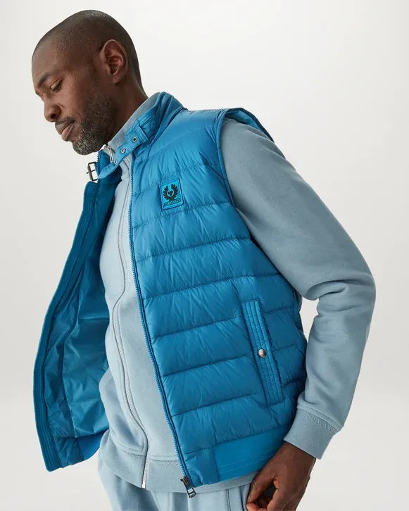 Belstaff Tonal Circuit Gilet in Horizon Blue