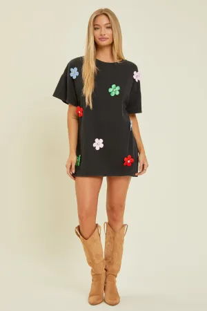 Bloom Wildly T-Shirt Dress