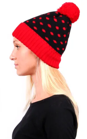 CAP071 Red Print Pattern Hat