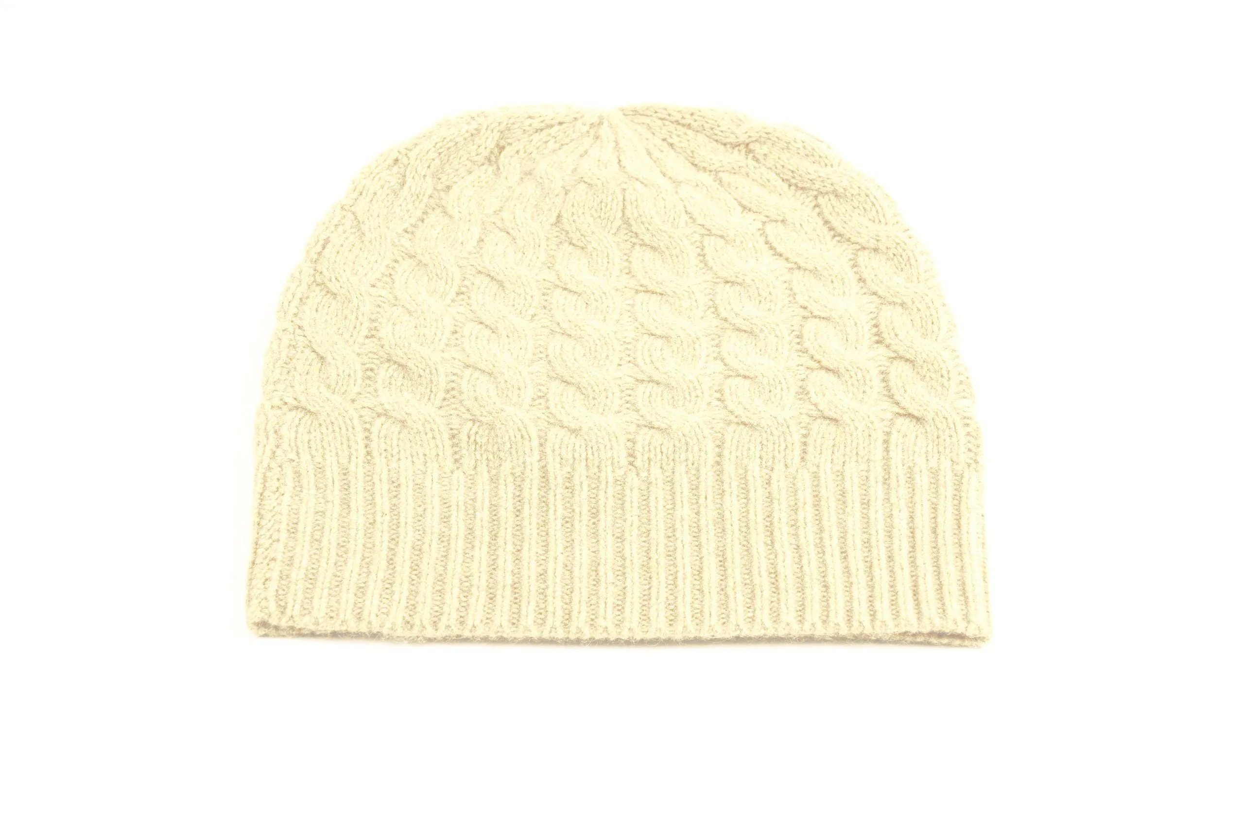 Cashmere Cable Cap