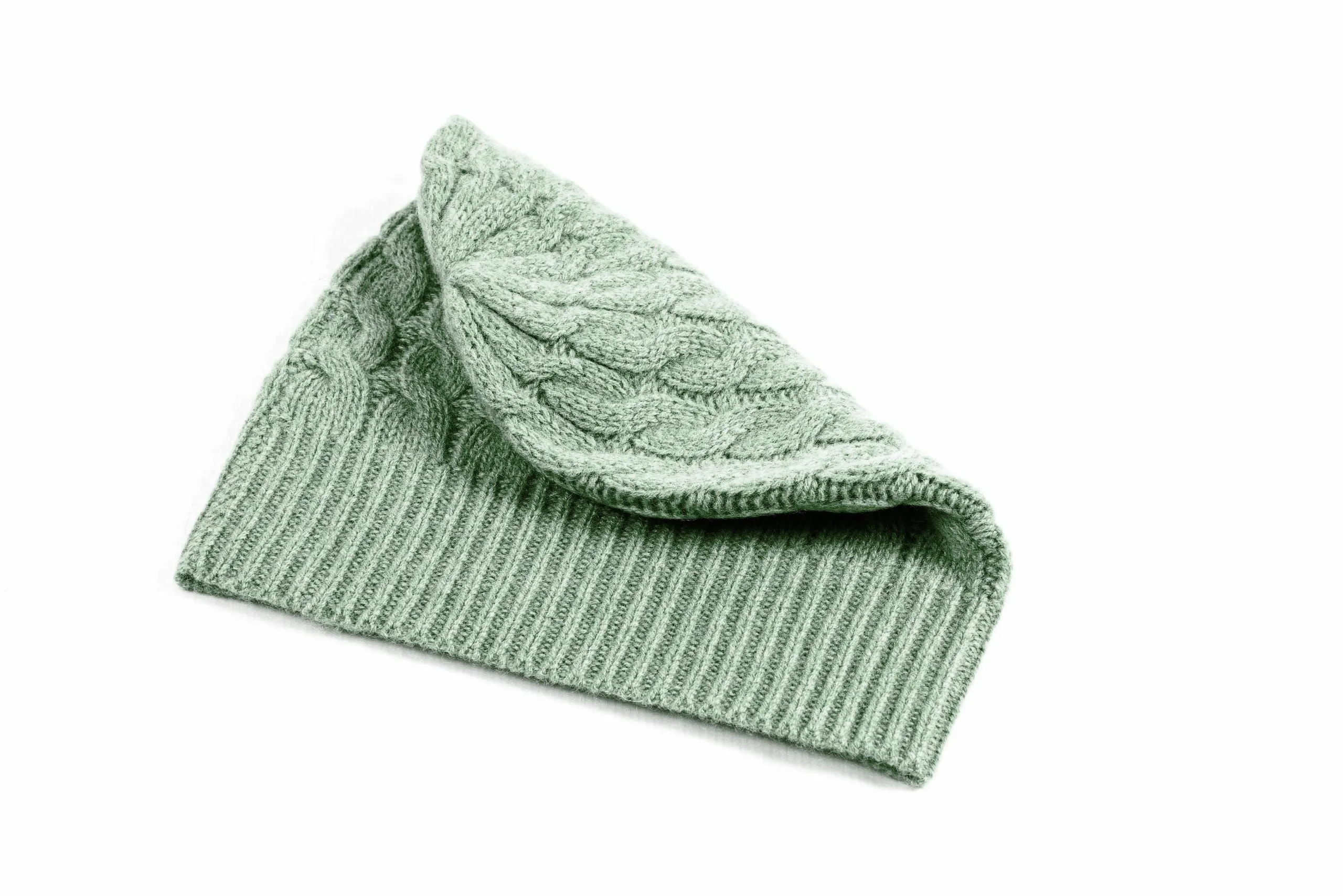 Cashmere Cable Cap