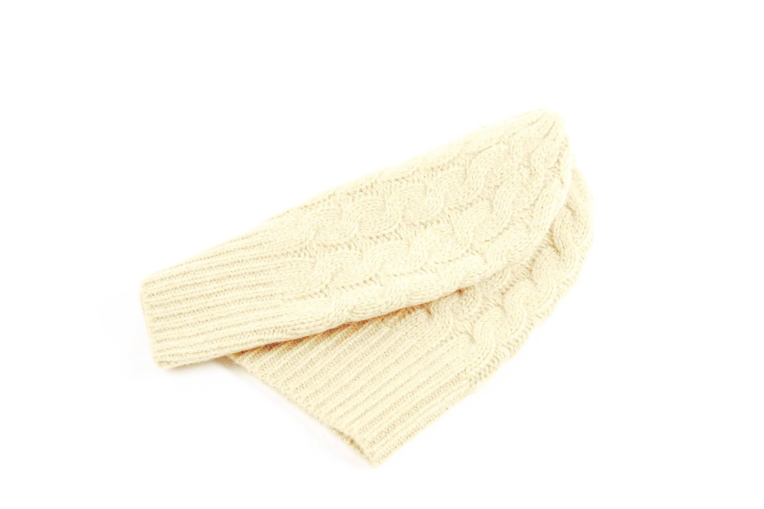 Cashmere Cable Cap