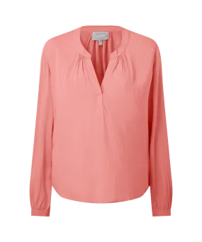 Chloe Blouse - Flamingo