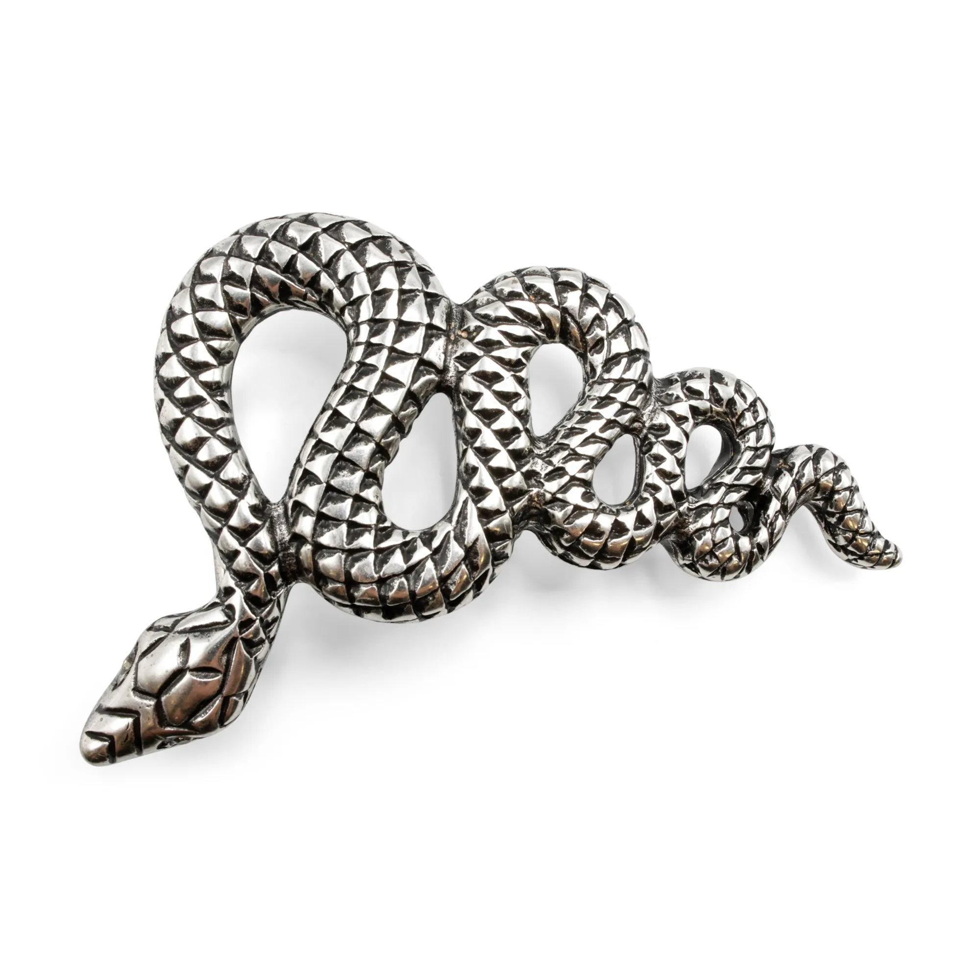 Crystal Eyes Swirling Snake Buckle 30mm