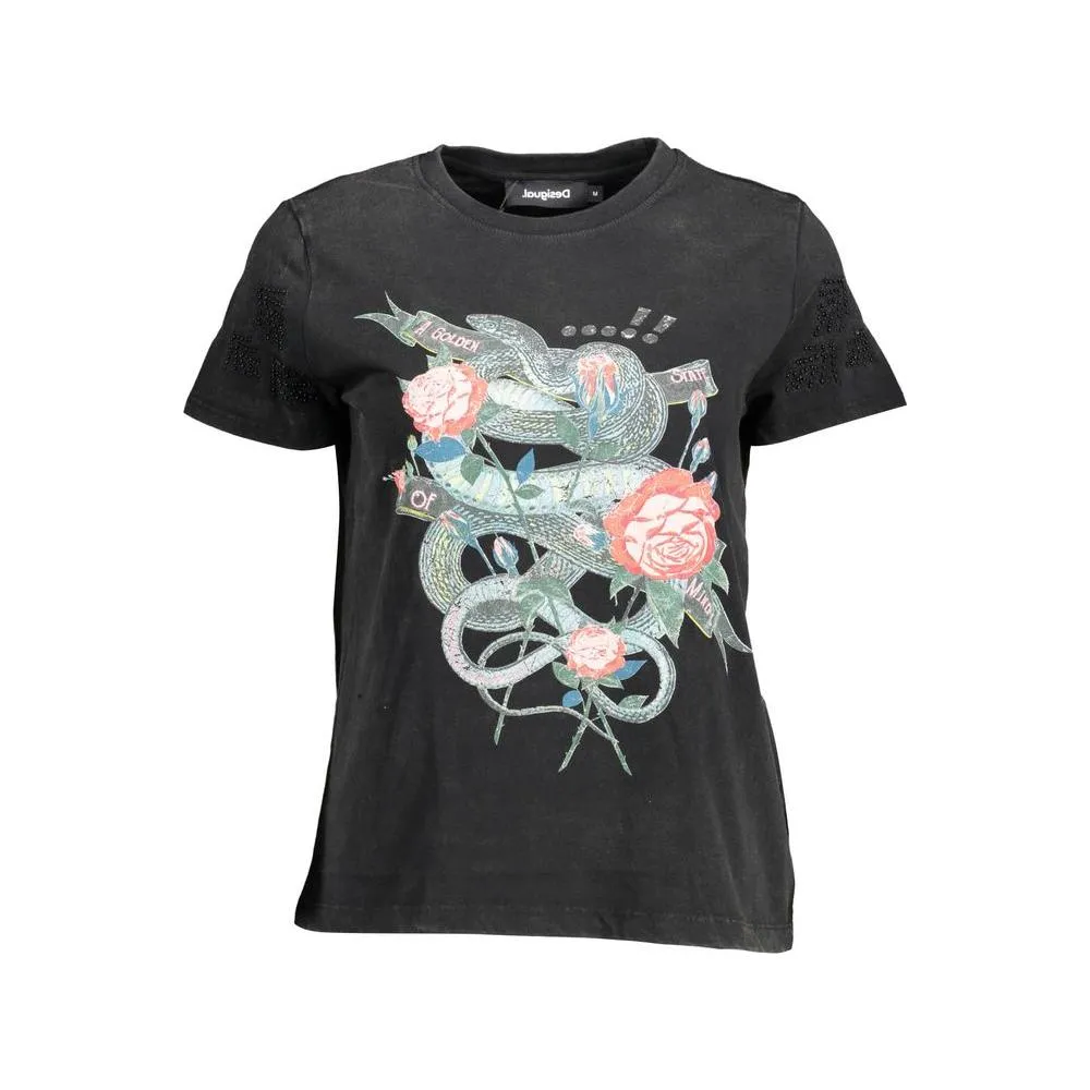 Desigual Black Cotton Women Top