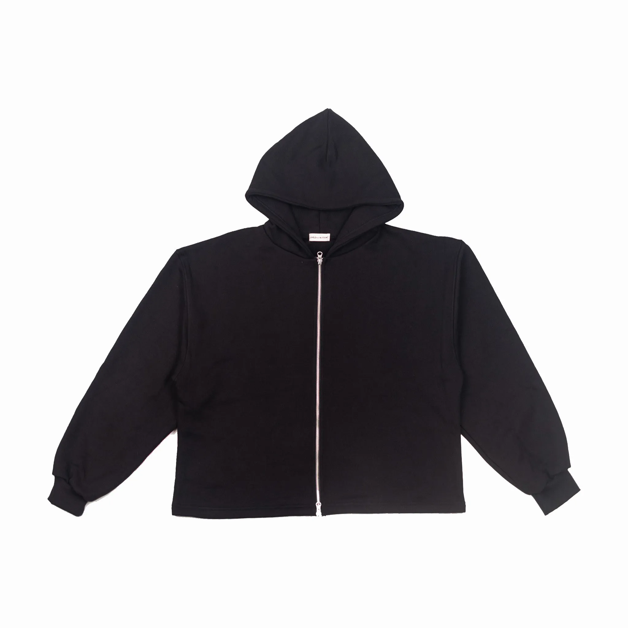 Estudio Niksen Boxy Zip-up Hoodie (Black)