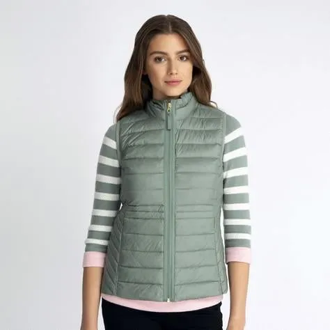 Eucalyptus Down Longerline Vest