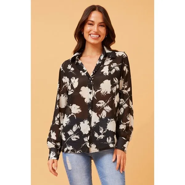 EUNICE BOTANICAL PRINT SHIRT