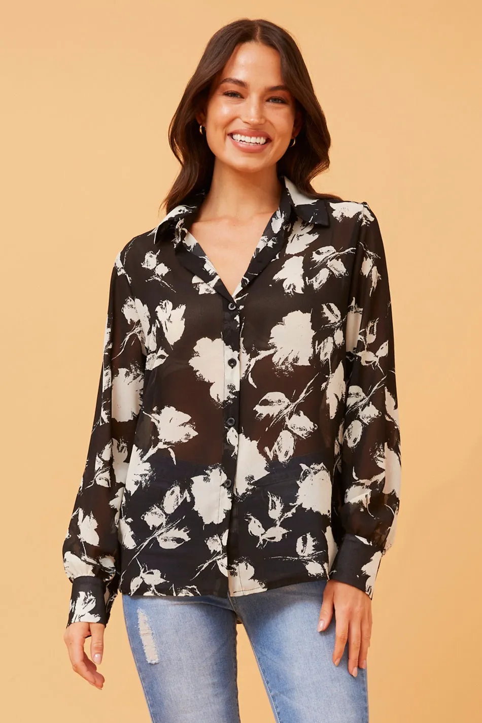 EUNICE BOTANICAL PRINT SHIRT