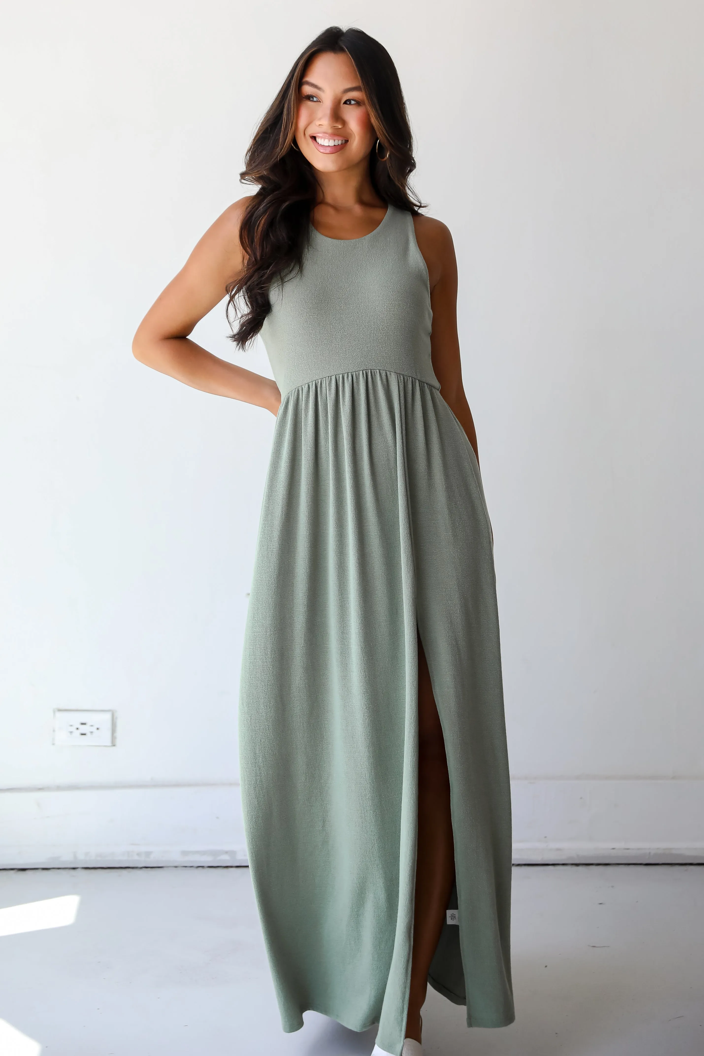 FINAL SALE - Ideal Choice Knit Maxi Dress