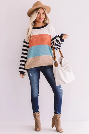 Finding Bliss Stripe Knit Sweater