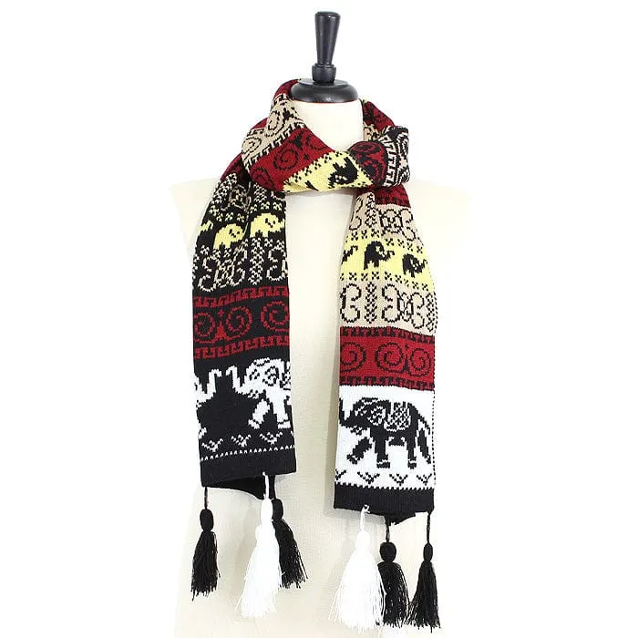 FS40181 Elephant Print  Fashion Scarf