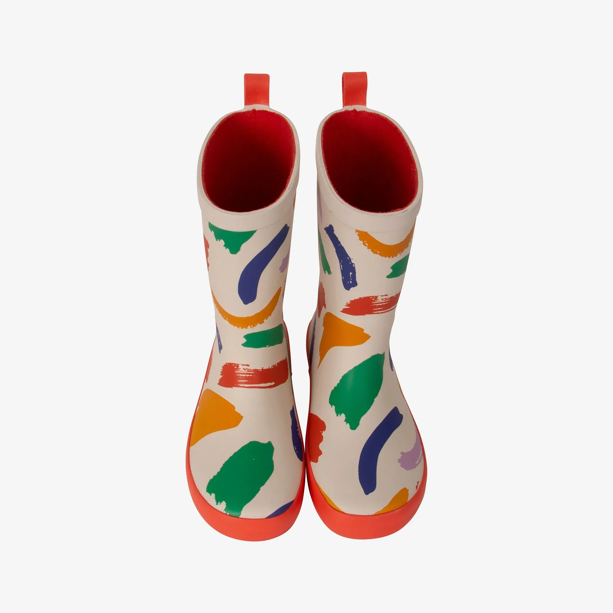 Girls' beige rainboots